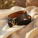 Louis Vuitton Monogram Empreinte Leather Belt for Women with Gold LV Buckle (3)