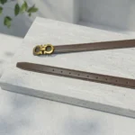 Salvatore Ferragamo womens dark brown leather belt with gold Gancini buckle (3)