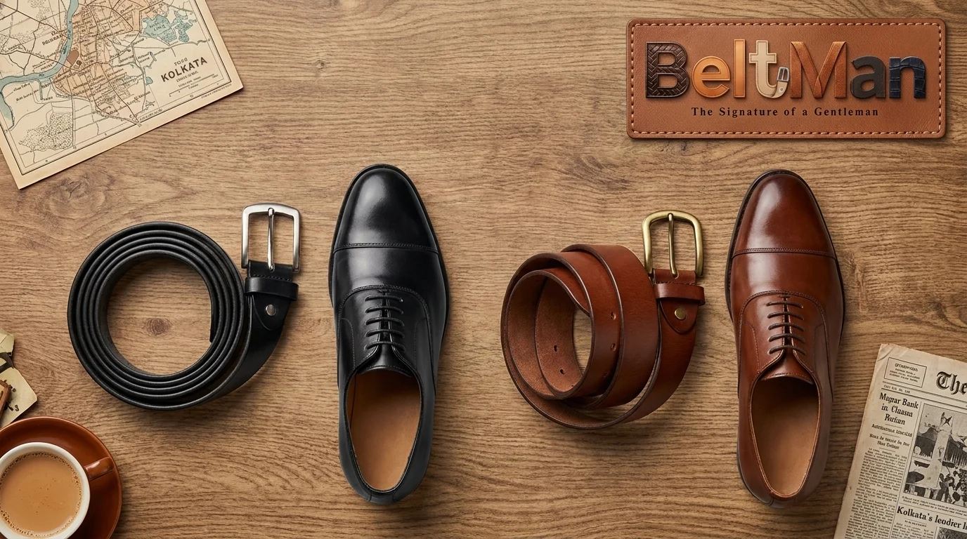 beltman black brown belt shoe matching